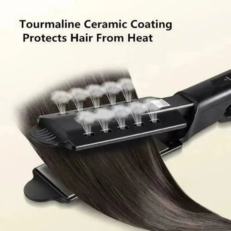 Pro Steam Ionic Flat Iron - Wide Plate, 4 Temp Settings